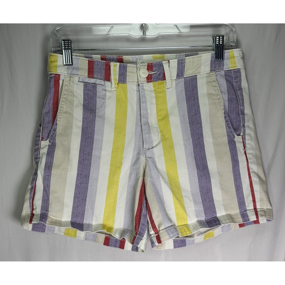 Chino Anthropologie Shorts Womens 27 Multicolor Festival Hippie